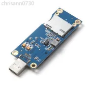 ♞,♘,♙,【免運+批量價優】Mini PCIE轉USB, 3G、4G 模組專用開發板 轉接板, WWAN測試轉接卡 H
