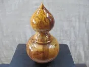 二手舖 NO.4170 天然原木 血龍木 木雕擺飾 小聚寶盆 聞香瓶 重油 閃花 帶財