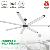 OL辦公生活用品 【原廠出貨】SUNON 節能大吊扇 2M Powerful HVLS Series 1 工業吊扇 節能扇 吊掛扇