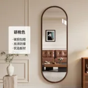古典異形全身鏡壁掛式家用入戶門貼墻穿衣鏡臥室復古女生試衣鏡子