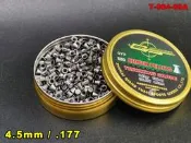 【翔準AOG】4.5mm/.177 空氣槍 平頭喇叭彈 QYS 500發裝 PCP CO2適用 打靶練習 訓練 精準射擊