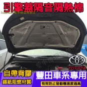 豐田 汽車隔音棉 引擎蓋隔熱棉 wish YARIS ALTIS VIOS rav4 CAmry CC適用發動機隔音棉
