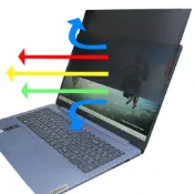 (店+)【Ezstick】Lenovo IdeaPad Slim 3 3i 15IAU7 防窺片｜檔片式固定設計｜防藍光/防眩光｜左右或四向視角選擇｜360度/四向視角防窺