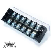 美式 3P 4P 5P 6P 雙排 附蓋 端子台 25A/600V 1059A 大洋國際電子