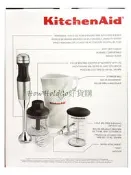 KitchenAid KHB2351CU 亮銀色2020年全新款 手持三段速靜音攪拌棒，優惠價【美國原廠代購】