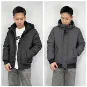 (店+)【CALVIN KLEIN】CK 鋪棉 保暖 厚款 飛行外套 連帽外套 厚外套