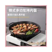 (店+)🔥熱銷新款 烤盤 多功能燒烤盤 煎盤 煎烤盤 燒烤盤 韓式戶外烤盤不粘盤通用麥飯石家用烤肉盤燒戶外燒烤盤卡式爐烤盤