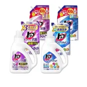 (店+)【LION 獅王】日本TOP 酵素抗菌消臭濃縮洗衣精(本體/補充包)