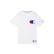  (店+)【Champion】Champion 玩出C引力 Action Style系列 冠軍貼布大C標Logo圓領短袖T恤 日版 男女同款 白色