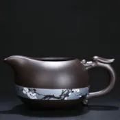 紫砂公道杯 茶道分茶器 手作工藝 功夫茶具 陶瓷茶海 家用會客 靜心閣