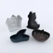 Le Creuset 萬聖節系列 迷你醬料碟組 前菜碟 4入 城堡/女巫帽/黑貓/南瓜