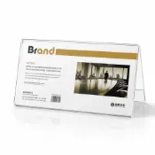 (店+)【Fien Home】三角會議立牌 桌牌 名片 標示牌 卡架 展示牌 桌面立牌 座位牌