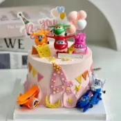 超級飛俠蛋糕裝飾創意兒 *^童生日蛋糕派對小飛俠烘焙蛋糕裝飾插件 OYJV