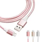 【WELLY】Micro USB to USB-A 2M 二代金屬系經典編織傳輸充電線