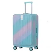【PChome 24h購物】【全新福利品 24吋】時尚潮流前開式PC加大防爆拉鍊硬殼箱/行李箱(3色任選) R99N