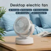 UM有米家居 空氣循環扇桌面臺式電風扇USB充電壁掛扇學生宿舍長效續航長續航#有米家居#
