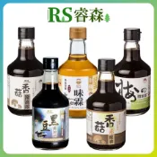 菇王食品 300ml 純天然有機味霖(無加糖) 有機黑豆醬油露 梅子醬油露 香菇素蠔油 沾拌醬 沙拉醬 涼拌醬 RS睿森