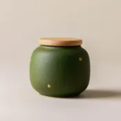 [美學巢友]火石紅小青柑茶葉罐密封罐陶瓷家用存儲罐便攜式小號儲茶罐