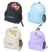 【小禮堂】Sanrio 三麗鷗 摺疊旅行後背包 名字款 Kitty 美樂蒂 酷洛米 大耳狗 帕恰狗(平輸 