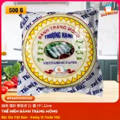 Bánh Tráng Mỏng THẾ HIÊN 500g 越南薄餅春捲皮白圓 22cm