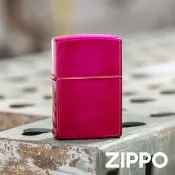 【ZIPPO官方旗艦店】經典防風打火機 覆盆子糖果色 客製化 24003