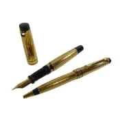 【長益鋼筆】Aurora 阿羅拉 Oro Massiccio 珠寶系列 grana di riso 18k純金 GT鋼筆