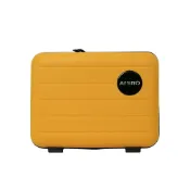(店+)【AMIRO】【福利品】AMIRO 14吋手提旅行化妝箱-鵝黃旅行收納/登機箱/旅行箱/硬殼/防水/便攜/行李箱/化妝包