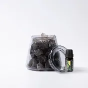 【康是美官方網購】【Montagne】茶水晶｜富士山晶礦杯鍍色款（贈杯蓋）｜佛手柑10ml _廠商直送