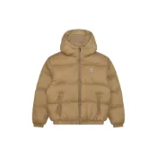 (店+)AAPDNM7654XXN Aape FW24猿顏徽章連帽寬鬆麵包拉鏈羽絨服 男款