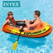 玩樂生活 INTEX58331 休閒2人充氣船 游泳 玩水 河邊 海邊 露營釣魚船 橡皮艇 (免費維修 瑕疵換新品)