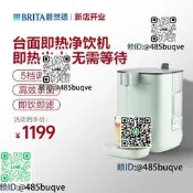 BRITA碧然德即熱式凈飲機濾水器家用小型即熱式飲水器臺式直飲機