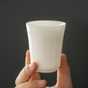 德化羊脂玉瓷 品茗杯 岩茶杯 陶瓷茶杯 功夫茶具 聞香杯 個人專用 手工精製