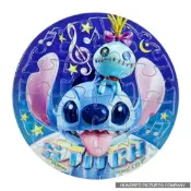 迪士尼Disney 大臉系列 磁鐵拼圖(16片/透明圓形)-史迪奇吐舌頭 墊腳石購物網