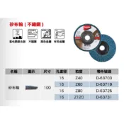 【浤大】Makita 牧田D-63703 D-63731 砂布輪 4吋100mm 拋光輪 砂輪片 百葉輪 可彎曲砂輪