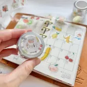 【Pinkoi 限定 PET 紙膠帶】muu - fruit | Spica 小庭手作 (PTG2)