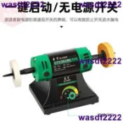 實惠價🔥小型首飾拋光布輪機可調速雙頭電動橄欖核菩提手串臺式核桃拋光機