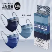 【上好生醫】口罩瘋子真牛仔設計系列 3ply I Love Denim 3圖15入*2盒