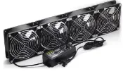 萬物優選鋪 臺達12CM嘰箱 110V-220V可調速電腦嘰櫃顯卡架水冷排暴力橵惹風扇