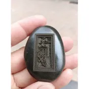 關聖帝君 黑膽石雕刻 擺件 鑰匙圈 項鍊掛繩 立體浮雕 九天降魔關元帥 關公 關二爺雷霆三十六帥