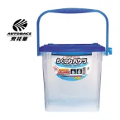 PROSTAFF 附蓋式 耐重洗車水桶 收納桶 (水管固定設計) 10L P-29