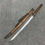【龍泉劍莊】龍泉刀劍丁白櫻繡春刀錳鋼一體鍛打武術刀戶外防身冷兵器未開刃