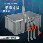 【宅配免運】魚池過濾箱 魚缸沼澤過濾盒 古法養魚生態過濾系統水循環淨水裝置