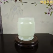 供貨殯葬紀念親人 小港罐新款阿富汗青玉骨灰罐骨灰盒