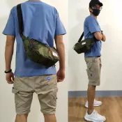 MoonDy 郵差包 郵差包男 尼龍包包 側背包男 斜背包男 男包 包包男 男包包斜背包 黑色包包 防水包包 迷彩包包 帆布包 016