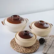 煲仔飯鍋 石鍋 耐熱砂鍋碗商用外賣一次性鮑魚飯砂鍋煲仔奶茶鍋明火煲仔飯小沙鍋 TAJQ