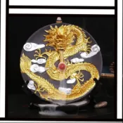 🔥限時下殺🔥紫砂龍 陶瓷金龍倒流香 龍盤圓盤 祥龍吐珠 祥龍戲珠 居家裝飾擺件 金龍香爐 家居香氛 贈香一盒 禮盒裝