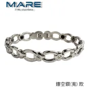 § 全館7折 § 【Mare】㊣316L白鋼手鍊：鏤空鑽(寬) 款【售後服務&保固12個月】