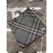 高雄凡賽斯歐洲精品 BURBERRY BUR BBR 滿版碳黑色格紋LOGO 立體戰馬馬術騎士鐵標 手提包 肩背包