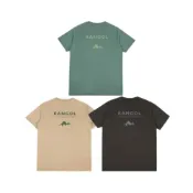 (店+)【KANGOL】KANGOL 袋鼠 中性 深灰 淺綠 卡其 背後大LOGO 圓領 涼感T 短T 64251078-