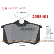 (VAG小賴汽車)德國 Textar A4 B6 B7 A6 C5 後 煞車皮 來令片 2355401 全新